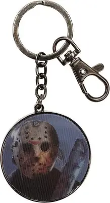 Porte-clés freddy vs jason lenticular